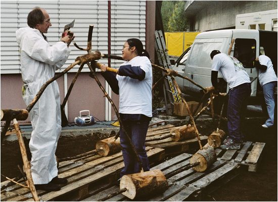 Fischgarten - HS Levis, Stadtwerke Feldkirch, 2003